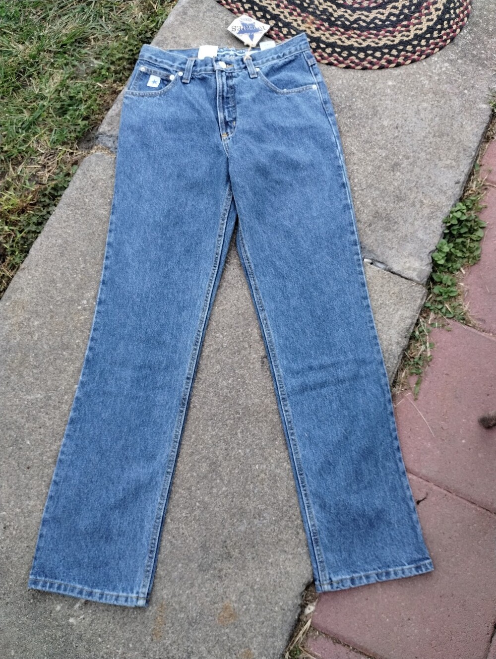 Rocky Mountain Women's western Jeans Rockies 7 Slim DEADSTOCK NWT VINTAGE 90s